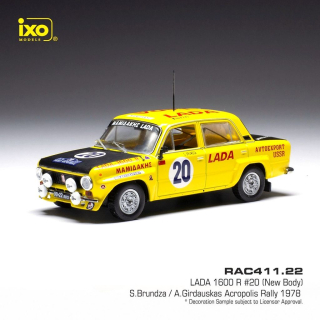 Lada 1600 #20 Brundza/Girdauskas Rallye Acropolis 1978 1:43 Ixo Models
