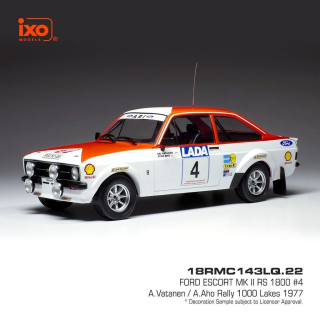 Ford Escort MK II RS 1800 #4 A.Vatanen/A.Aho Rallye 1000 Lakes 1977 1:18 Ixo Models