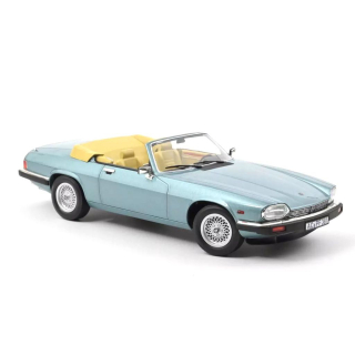 Jaguar XJ-S 5.3 H.E. Convertible 1988 light blue metallic 1:18 Norev