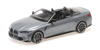 BMW M4 Cabriolet 2020 grey metallic 1:18 Minichamps