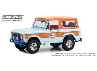 Ford Bronco *Gulf Oil* 1966 blue/orange 1:24 Greenlight