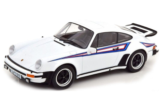 Porsche 911 930 3.0 Turbo 1976 white/Martini Livery 1:18 KK Scale