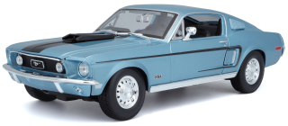 Ford Mustang GT Cobra 1968 blue 1:18 Maisto