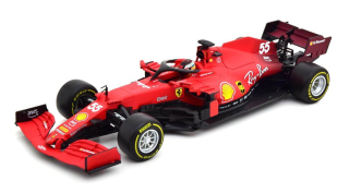 Ferrari F1 SF21 #55 Carlos Sainz 2021 1:18 Bburago