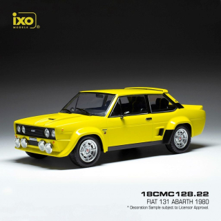 Fiat 131 Abarth 1980 yellow 1:18 Ixo Models
