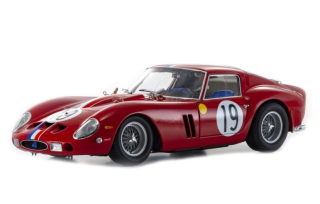 Ferrari 250 GTO 3.0L V12 Coupe Team Pierre Noblet #19 Guichet/Noblet 2nd 24H Le Mans 1962 1:18 Kyosho