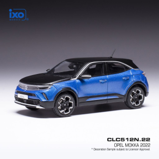Opel Mokka-e 2020 blue metallic 1:43 Ixo Models
