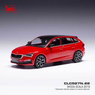 Škoda Scala 2019 red 1:43 Ixo Models