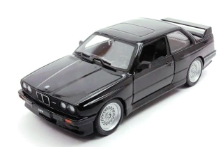 BMW M3 (E30) 1988 black 1:24 Bburago