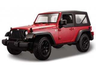 Jeep Wrangler 2014 red 1:18 Maisto