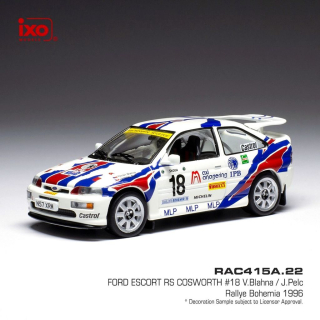 Ford Escort RS Cosworth #18 Blahna/Pelc Rally WM Rally Bohemia 1996 1:43 Ixo Models