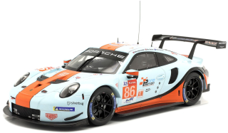 Porsche 911 (991) RSR Gulf #86 24h LeMans 2018 1:18 Ixo Models