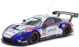 Porsche 911 991-2 GT3 R Team GPX Martini Racing #221 Lietz/Christensen/Estre 24H Spa 2022 1:18 Ixo Models