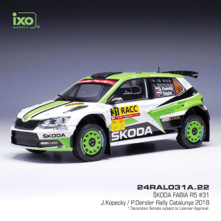 Škoda Fabia R5 #31 Kopecký/Dresler Rally Catalunya 2018 1:24 Ixo Models