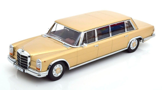 Mercedes-Benz S-Class 600 LWB Pullman W100 1964 gold metallic 1:18 KK Scale
