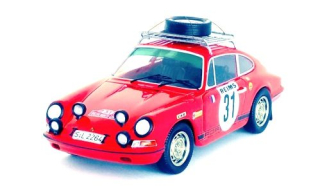 Porsche 911 S #31 G.Larrousse/M.Gelin Rallye Monte Carlo 1969 1:43 Troféu