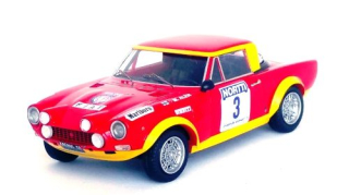 Fiat 124 Abarth Rallye #3 M.Alen/I.Kivimäki Rallye WM Rallye Finnland 1974 1:43 Troféu