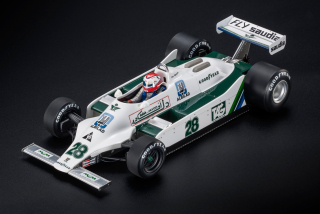 Williams F1 FW07 Ford #28 C.Regazzoni Winner British GP with Driver Figure 1:18 GP Replicas