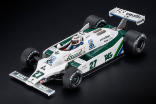 Williams F1 FW07 Ford #27 A.Jones Winner Dutch GP 1979 with Driver Figure 1:18 GP Replicas