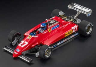 Ferrari F1 126C2 late version #27 P.Tambay 2nd Monza Italy GP 1982 with Driver Figure 1:18 GP Replicas