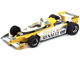 Renault F1 RS10 Team Renault Elf #16 R.Arnoux Fastest Lap 3rd French GP 1:18 GP Replicas