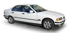 BMW 3er E36 Limousine 1993 white 1:18 Minichamps 