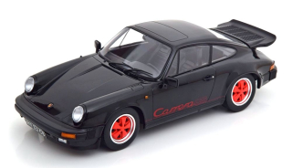 Porsche 911 Carrera 3.2 Clubsport 1989 black/red 1:18 KK Scale
