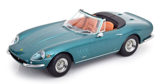 Ferrari 275 GTB/4 NART Spider 1967 green metallic 1:18 KK Scale