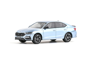 Škoda Octavia IV RS 2020 modrá shark metalíza 1:43 Abrex