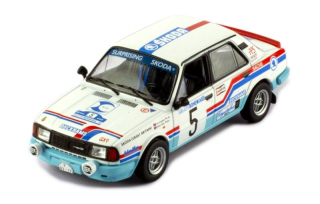Škoda 130 L #5 J.Haugland/B.Willis Rallye Bohemia 1988 1:43 Ixo Models