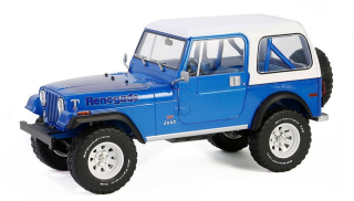 Jeep CJ-7 Renegade 1978 blue metallic 1:18 GreenLight