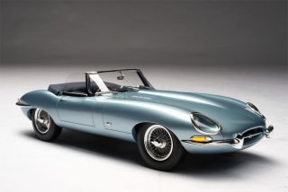 Jaguar E-Type Roadster 1961 blue 1:18 Amalgam