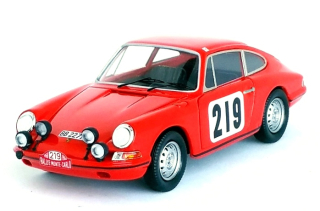 Porsche 911 T #219 Waldegard/Helmer Rallye Monte Carlo 1968 1:43 Troféu