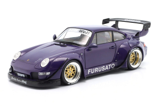 Porsche 911 (993) RWB Rauh-Welt Furusato Sidney Hoffmann purple 1:18 Werk83