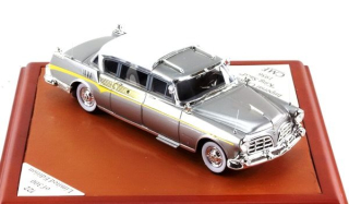 Chrysler Imperial Crown Ghia Limousine 1956 Personal Car King Saud silver/white 1:43 CMF