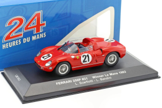 Ferrari 250P #21 Scarfiotti/ Bandini Winner 24H Le Mans 1963 1:43 Ixo Models