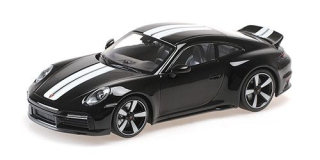 Porsche 911 992 Sport Classic 2022 black 1:18 Minichamps 