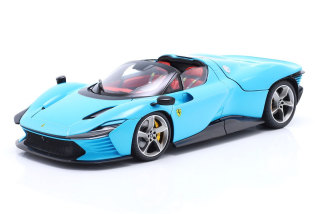 Ferrari Daytona SP3 Closed Roof 2022 baby blue 1:18 Bburago