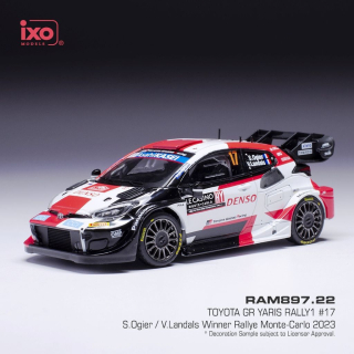 Toyota Yaris #17 Ogier/Landais WRC1 Rally Schweden 2023 1:43 Ixo Models
