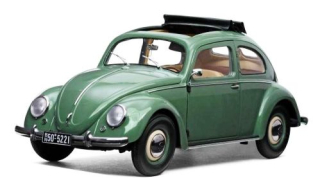 Volkswagen Käfer 1950 green 1:12 SunStar