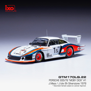 Porsche 935/78 Moby Dick #1 Mass/Ickx 6H Silverstone 1978 1:43 Ixo Models