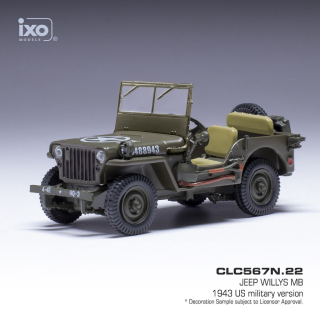 Jeep Willys MB 1943 olive green 1:43 Ixo Models