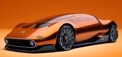 Mercedes-Benz Vision One-Eleven Showcar orange 1:43 AutoCult