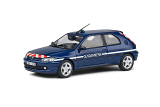 Peugeot 306 S16 Gendarmerie 1998 blue 1:43 Solido