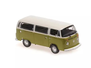 Volkswagen T2 Bus 1972 white/green 1:43 Minichamps