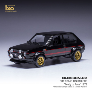 Fiat Ritmo Abarth Gr.2 Ready to Race 1979 black 1:43 Ixo Models