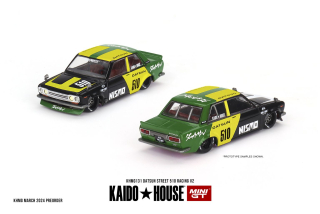 Datsun Street 510 Racing V2 1:64 Mini GT