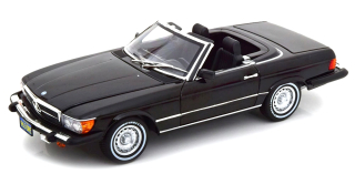 Mercedes-Benz SL R107 US Version American Gigolo 1979 black 1:18 Norev