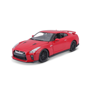 Nissan GT-R 2017 red 1:24 Bburago