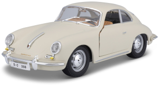 Porsche 356B Coupe 1961 white 1:24 Bburago